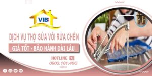 Dịch vụ thợ sửa vòi rửa chén tại Bình Tân【Bảo hành 12 tháng】