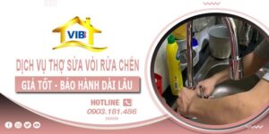 Dịch vụ thợ sửa vòi rửa chén tại Bình Thạnh【Bảo hành 12 tháng】