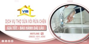 Dịch vụ thợ sửa vòi rửa chén tại Gò Vấp【Bảo hành 12 tháng】