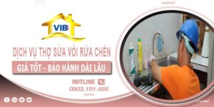 Dịch vụ thợ sửa vòi rửa chén tại quận 4【Bảo hành 12 tháng】