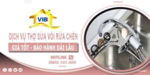 Dịch vụ thợ sửa vòi rửa chén tại Tân Bình【Bảo hành 12 tháng】
