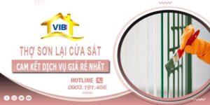 Thợ sơn lại cửa sắt tại Khánh Hòa【Cam kết dịch vụ rẻ nhất】