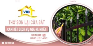 Thợ sơn lại cửa sắt tại Long Khánh【Cam kết dịch vụ rẻ nhất】