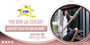 Thợ sơn lại cửa sắt tại Long Thành【Cam kết dịch vụ rẻ nhất】