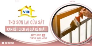 Thợ sơn lại cửa sắt tại Nha Trang -【Cam kết dịch vụ rẻ nhất】