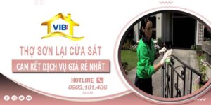 Thợ sơn lại cửa sắt tại Nhơn Trạch【Cam kết dịch vụ rẻ nhất】