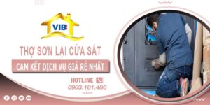 Thợ sơn lại cửa sắt tại Tp Bà Rịa – 【Cam kết dịch vụ rẻ nhất】