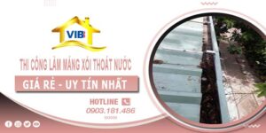 Thi công làm máng xối thoát nước tại Long An -【Uy tín nhất】